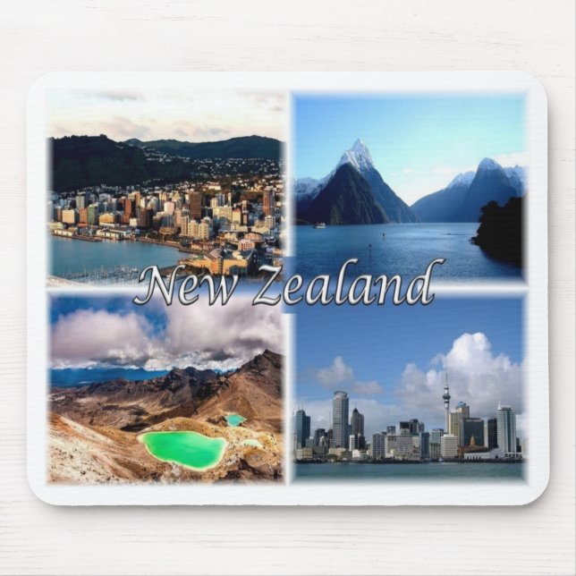 Tapis De Souris Nouvelle-Zélande - Wellington - (Devant)