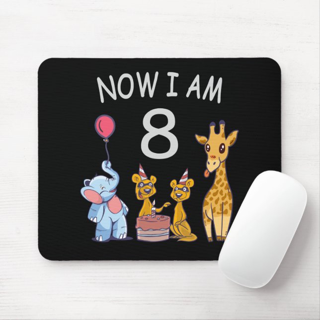 Tapis De Souris Now I, 8 ans d'âge huit (Avec souris)
