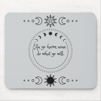 Tapis De Souris Nuage Aucun Wicca Mousepad