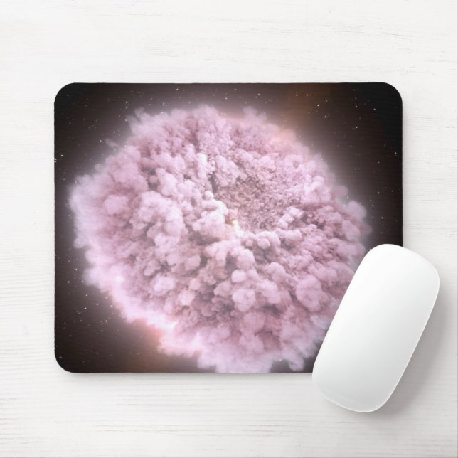 Tapis De Souris Nuage De Débris De Deux Étoiles Neutrons (Avec souris)