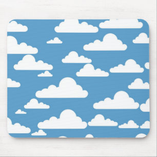 TAPIS DE SOURIS NUAGES BLANCS