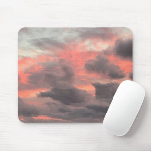 Tapis De Souris Nuages orageux au coucher du soleil