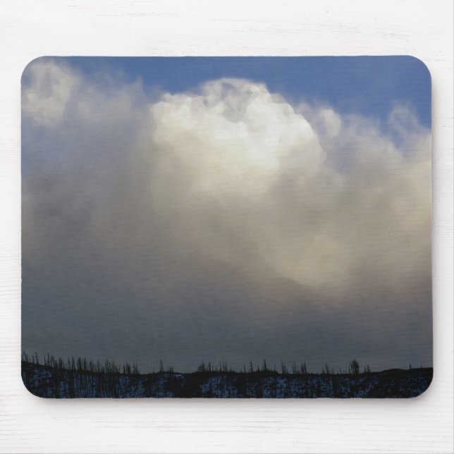 Tapis De Souris Nuages sur la crête (Devant)