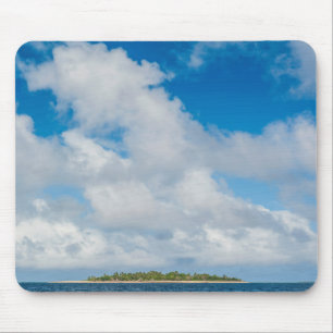 Tapis De Souris Nuages survolant une petite île