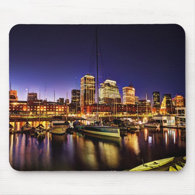 Tapis De Souris Nuit chez Puerto Madero (Devant)