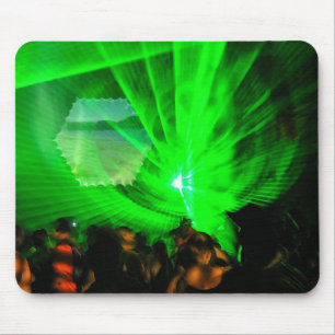 Tapis De Souris Nuit des Lasers verts Mousepad