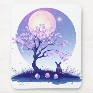 Tapis De Souris Nuit du Lapin Lunaire