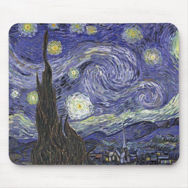 Tapis De Souris Nuit étoilée (Devant)