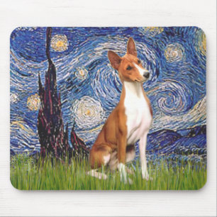 Tapis De Souris Nuit étoilée - Basenji