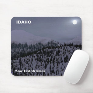 Tapis De Souris Nuit froide dans l'Idaho