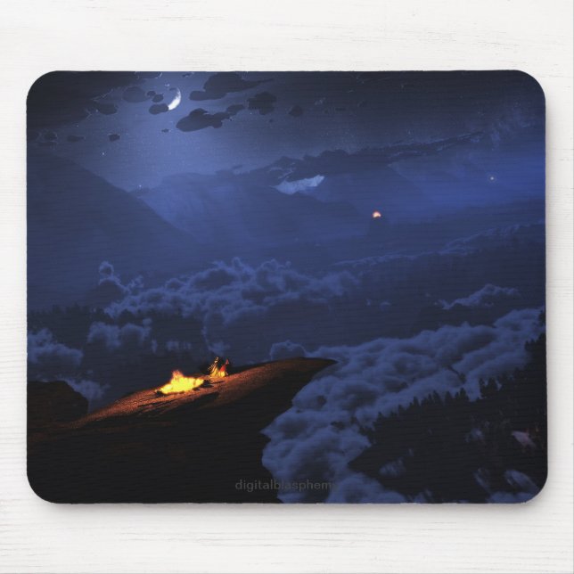 Tapis De Souris Nuit héliocentrique Mousepad (Devant)
