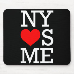 Tapis De Souris Ny M'aime Drôle Je Cœur New York 