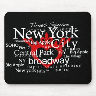 Tapis De Souris NYC à mon coeur Mousepad