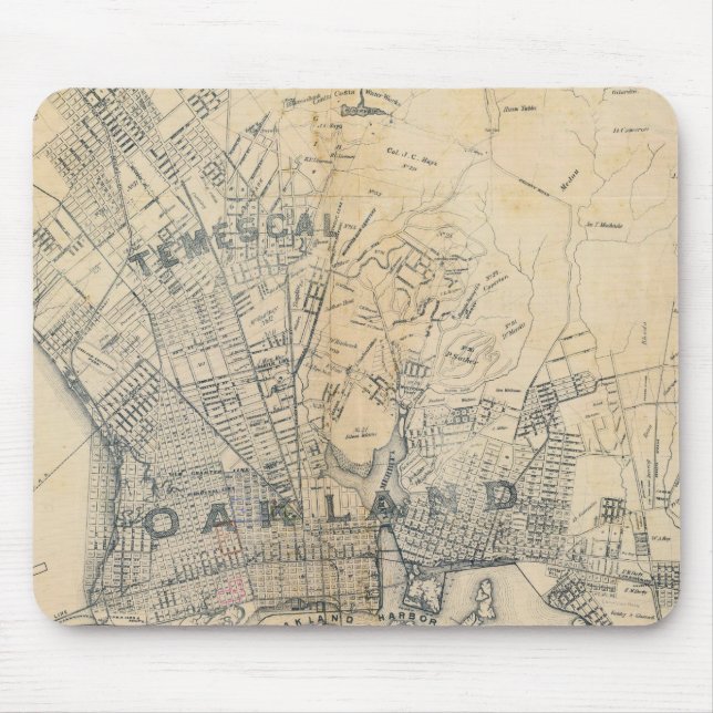 Tapis De Souris Oakland, Berkeley, Alameda (Devant)