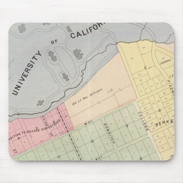 Tapis De Souris Oakland, environs 16 (Devant)