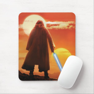 Tapis De Souris Obi-Wan Kenobi   Illustration du coucher de soleil