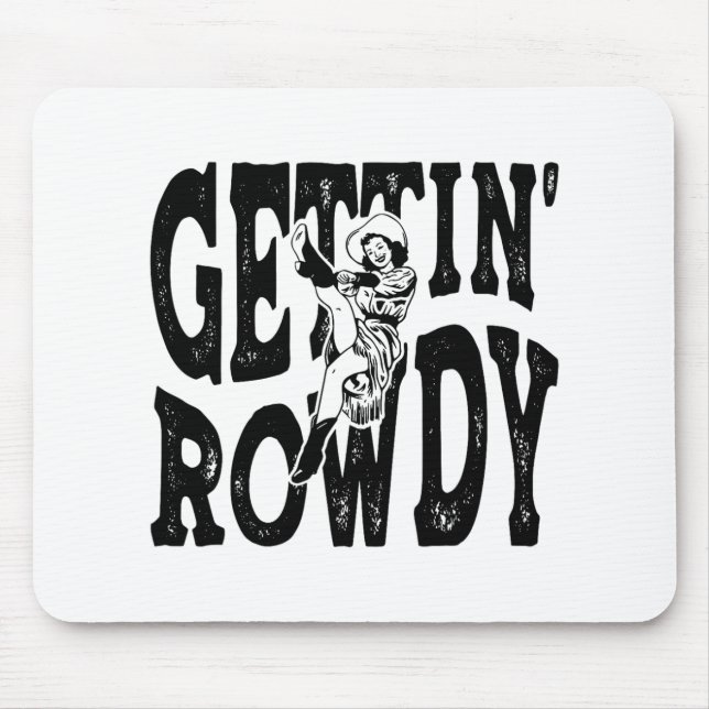 Tapis De Souris Obtenir Rowdy Bridesmaid Brides Bacheloret (Devant)