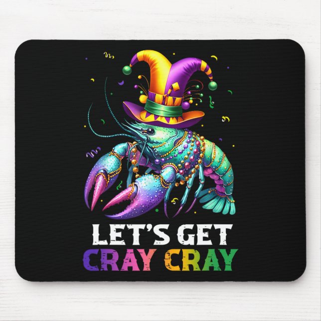 Tapis De Souris Obtenons Cray Cray Crawfish Costume Garçons Homme  (Devant)