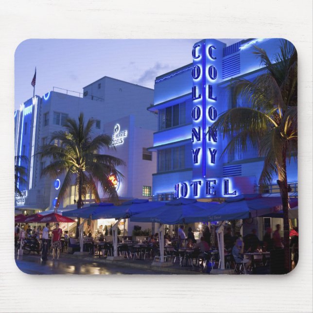 Tapis De Souris Ocean Drive, South Beach, Miami Beach, 2 (Devant)