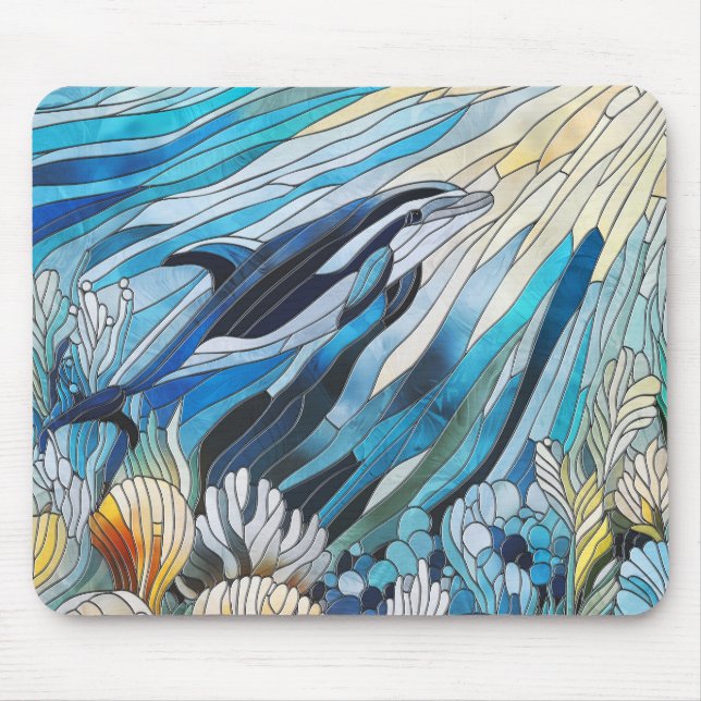 Tapis De Souris Ocean Life - Digital Art Mosaic (Devant)