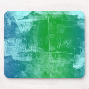 Tapis De Souris Ocean Sky Blue Green Abstrait