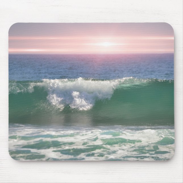 Tapis De Souris Ocean Wave Sunset Art Pad (Devant)