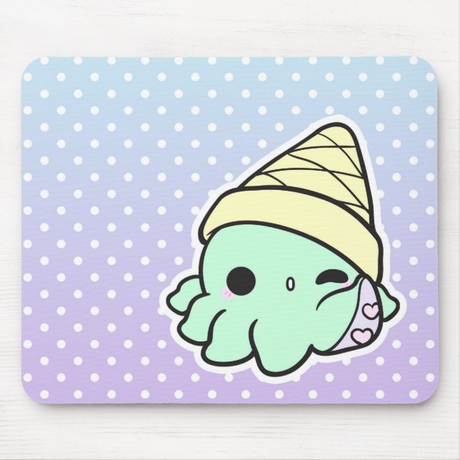 Tapis De Souris Octi-Crème (Devant)