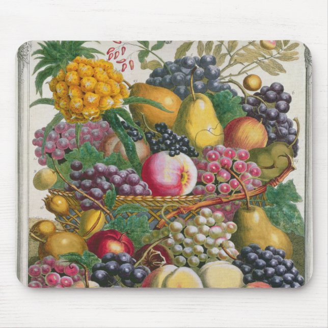 Tapis De Souris Octobre, de 'douze mois de fruits (Devant)