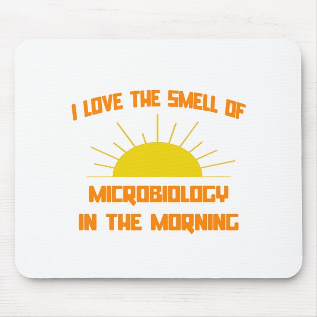 Tapis De Souris Odeur de microbiologie le matin (Devant)
