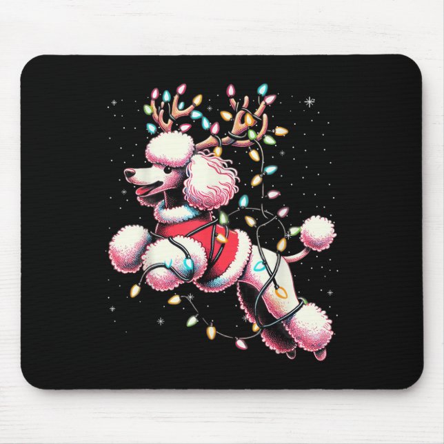 Tapis De Souris Odle Santa Christmas Tree Lights, Funny Ugly Pajam (Devant)