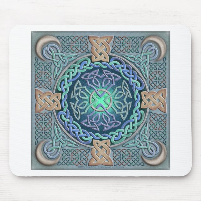 Tapis De Souris Oeil celtique du monde (Devant)