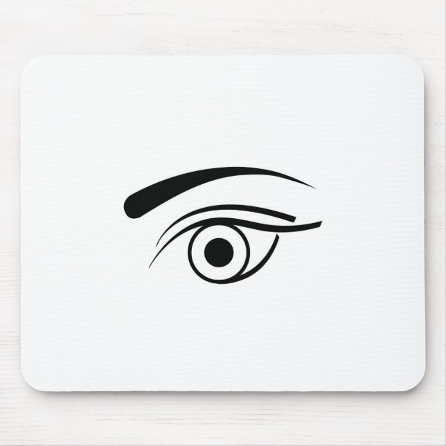 Tapis De Souris Oeil et sourcil (Devant)