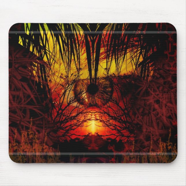 Tapis De Souris Oeil sur la nature Mousepad (Devant)