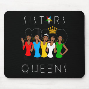 Tapis De Souris Oes fatales sœurs reines dames étoile orientale