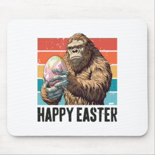Tapis De Souris Oeuf de Pâques Bigfoot Joyeux Jour de Pâques Lover