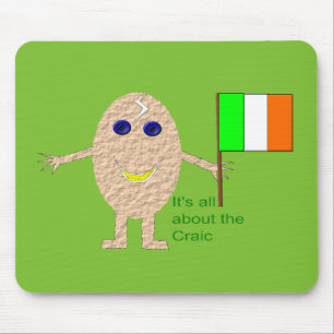 Tapis De Souris Oeuf patriotique irlandais Mousepad