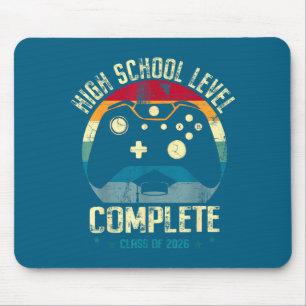 Tapis De Souris Œuvre d'art de gamer de niveau lycée complète