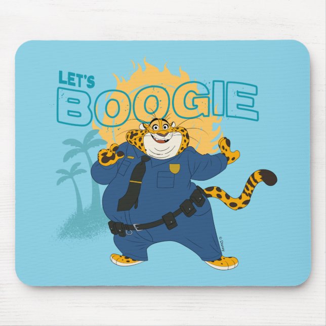 Tapis De Souris Officer Clawhauser - Let's Boogie (Devant)