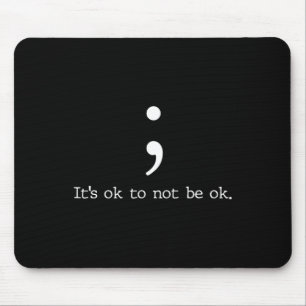 Tapis De Souris Offre de soumission du Semicolon de sensibilisatio