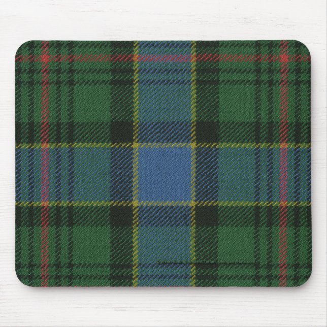 Tapis de souris Ogilvie chassant le tartan antique (Devant)