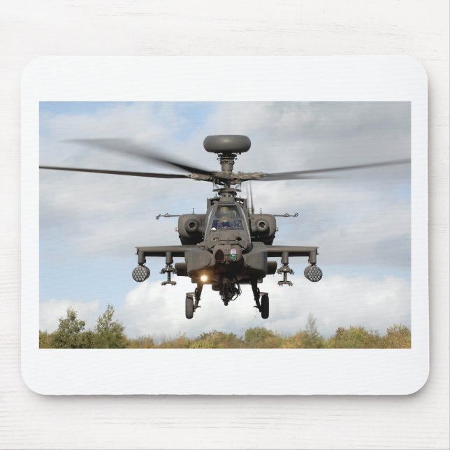 Tapis De Souris oh 64 militaires de helocopter d'arc d'Apaches (Devant)