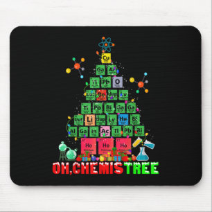 Tapis De Souris Oh Chemistree Christmas Tree Xmas Lumières Chimie