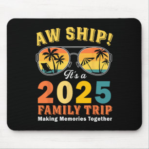 Tapis De Souris Oh mince, c'est un voyage en famille 2025 T-Shirt