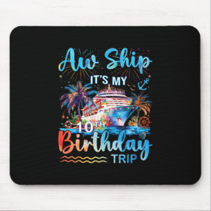 Tapis De Souris Oh mon dieu, c'est mon 10ème anniversaire de crois