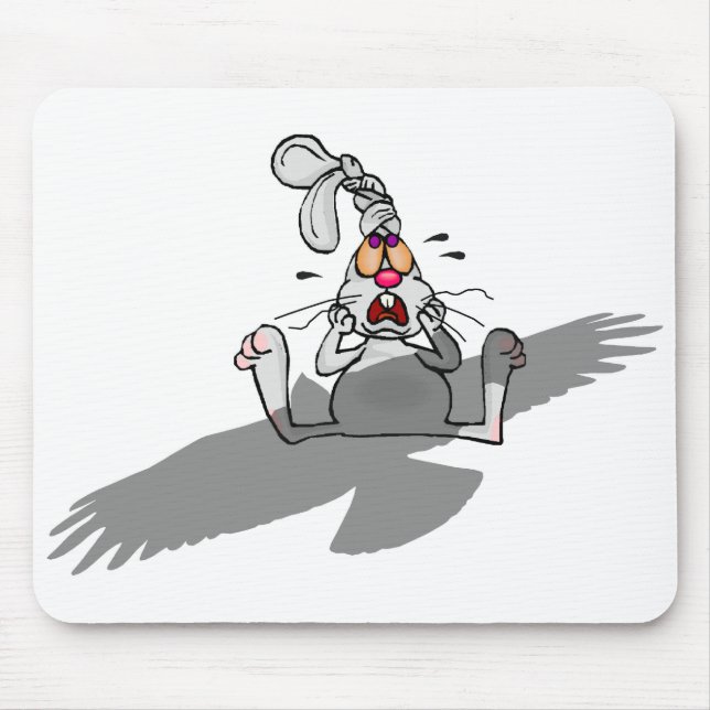 Tapis De Souris Oh non ! Dessin sur lapin (Devant)