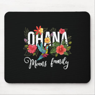 Tapis De Souris Ohana Moyenne Famille Hawaii Hibiscus Fleur les an