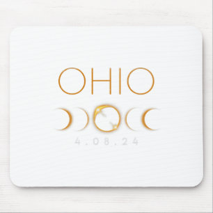 Tapis De Souris Ohio Total Solaire Eclipse Avril 8 2024 Ohio Solar