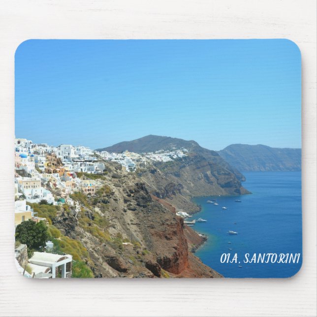 Tapis De Souris Oia, paysage de Santorin (Devant)