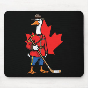 Tapis De Souris Oie canadienne gendarme hockey feuille d'érable Ca
