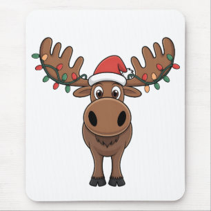 Tapis De Souris Oie Feux d'arbre de Noël Fundy Noël Amour d'origna